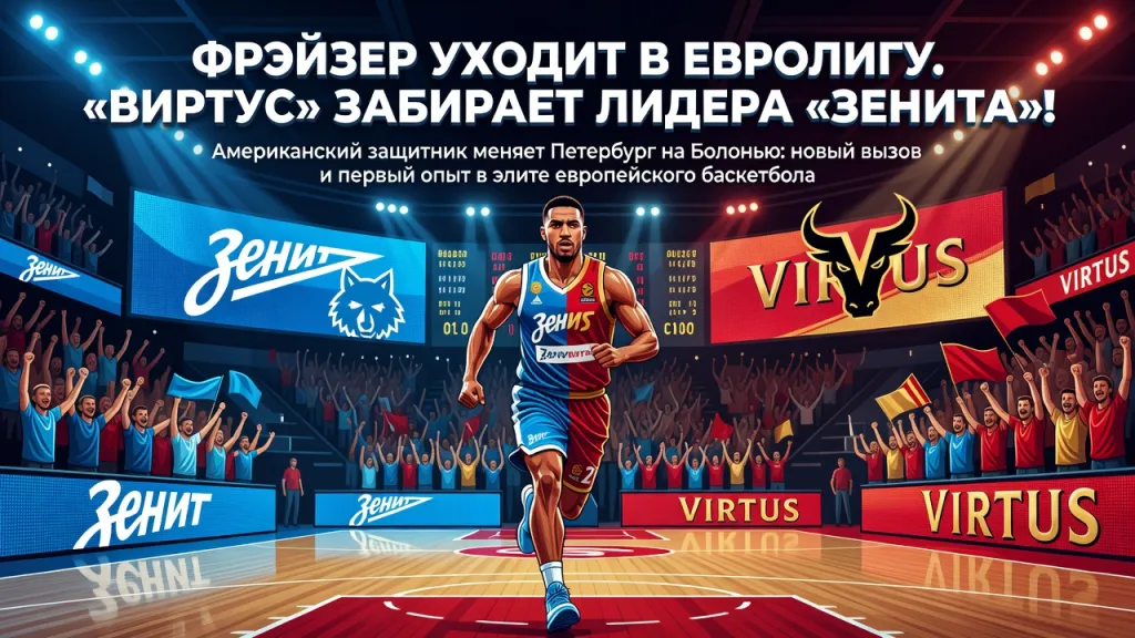 Фрэйзер уходит в Евролигу. «Виртус» забирает лидера «Зенита»!